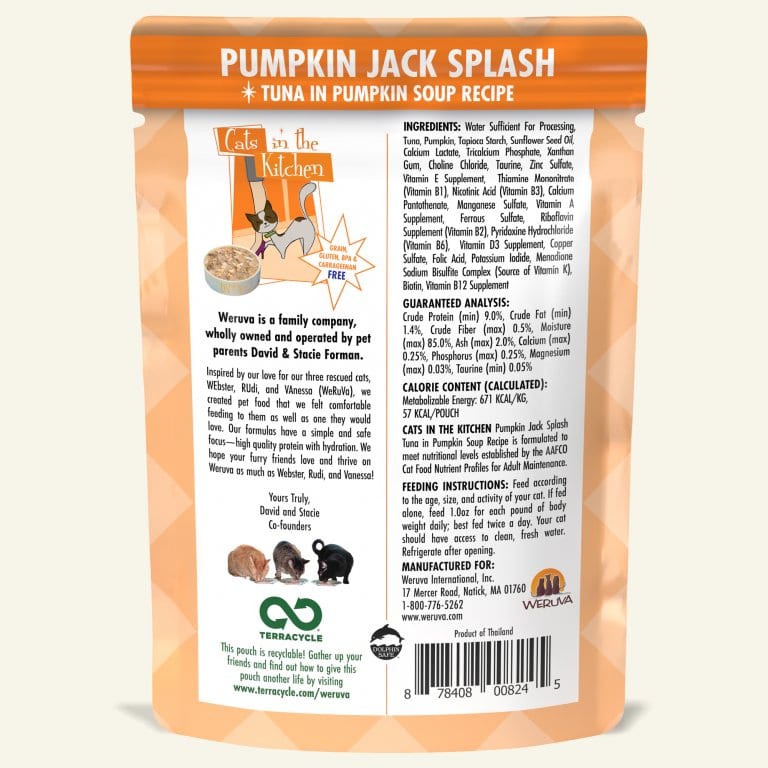 Weruva Cats In the Kitchen Pumpkin Jack Splash Pouches