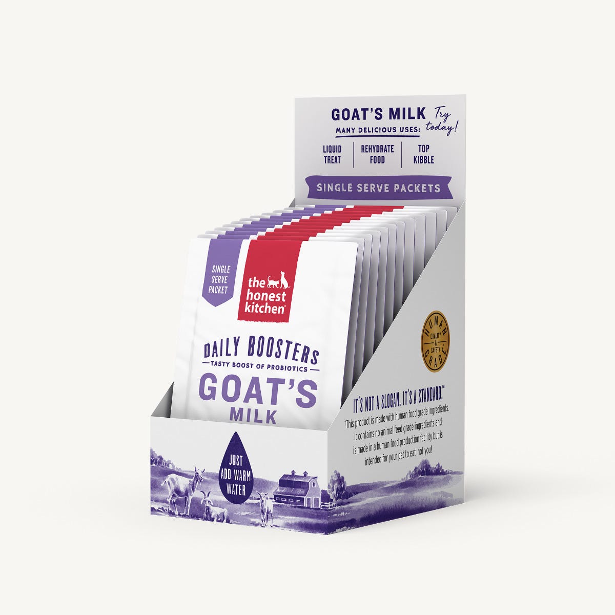 The Honest Kitchen Daily Boosters Instant Goat's Milk with Probiotics for Dogs & Cats