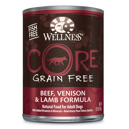 Wellness CORE Canned Beef, Venison and Lamb Formula Dog Food