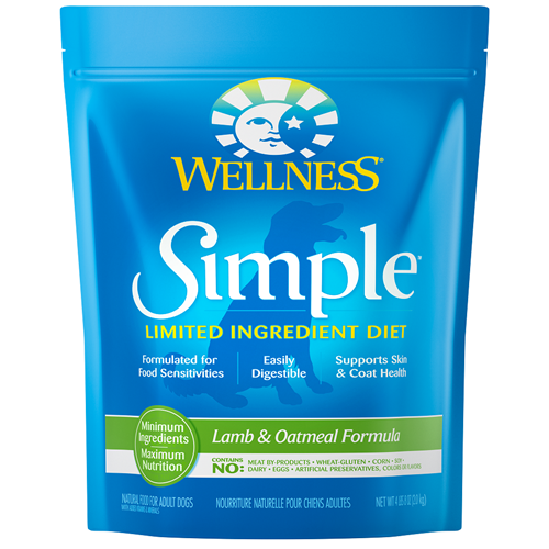 Wellness simple dog clearance food lamb and oatmeal
