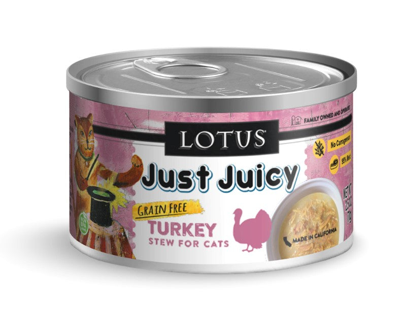 Lotus Cat Grain-Free Just Juicy Turkey Stew