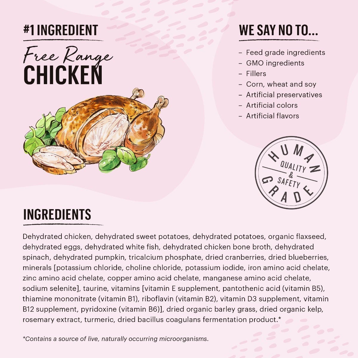 The Honest Kitchen Grain Free Chicken & Whitefish Recipe Dehydrated Cat Food