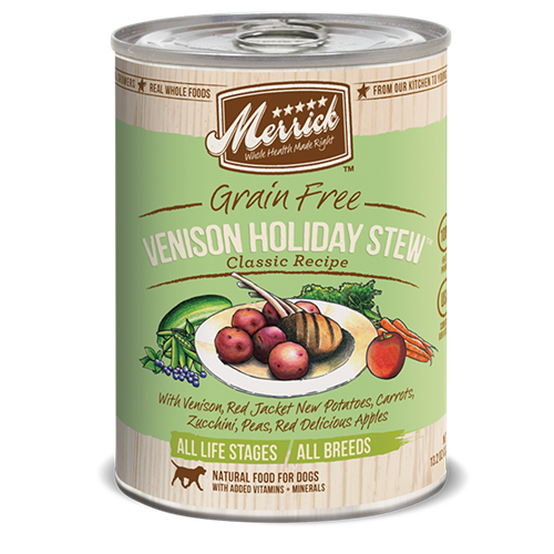 Merrick Venison Holiday Stew Can Dog Food