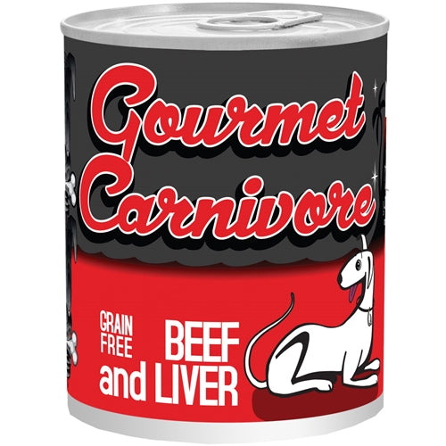 Tiki Dog Gourmet Carnivore Beef and Liver Canned Dog Food