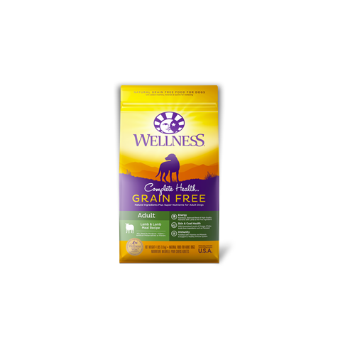 Wellness Complete Health Grain Free Adult Lamb & Lamb Meal Recipe Dog Food