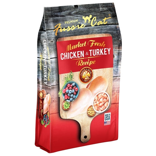 Fussie Cat Market Fresh Chicken and Turkey Dry Cat Food