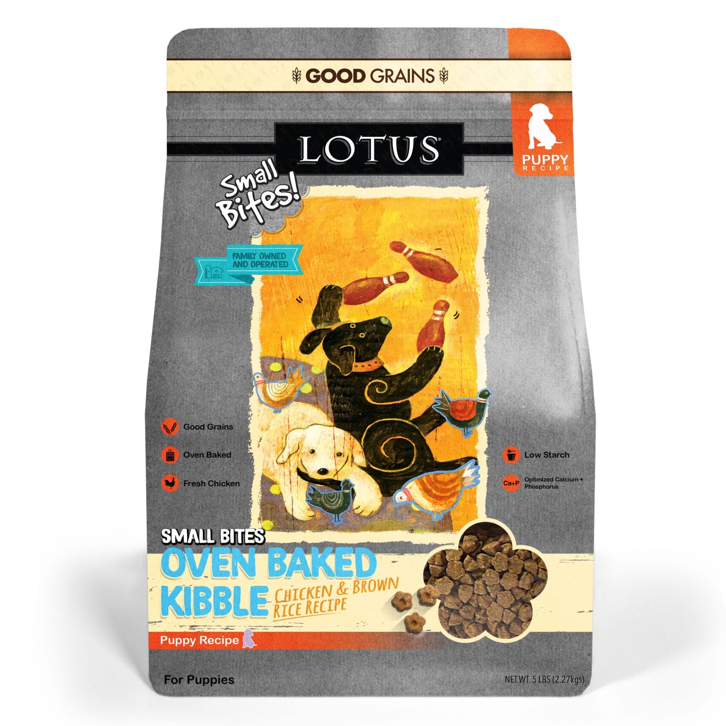 Lotus Small Bites Oven Baked Chicken Recipe Puppy Kibble