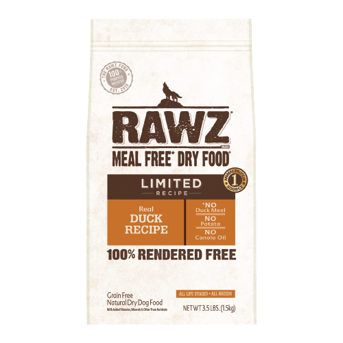 RAWZ Meal Free Limited Ingredient Real Duck Recipe Dry Dog Food