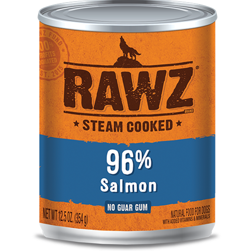 RAWZ 96% Salmon Canned Dog Food