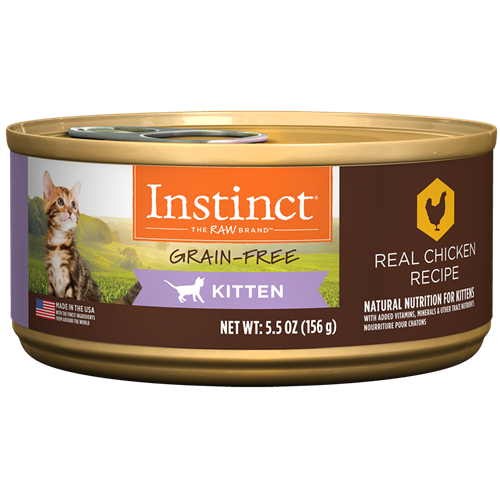 Instinct Real Chicken Recipe for Kittens Canned Cat Food