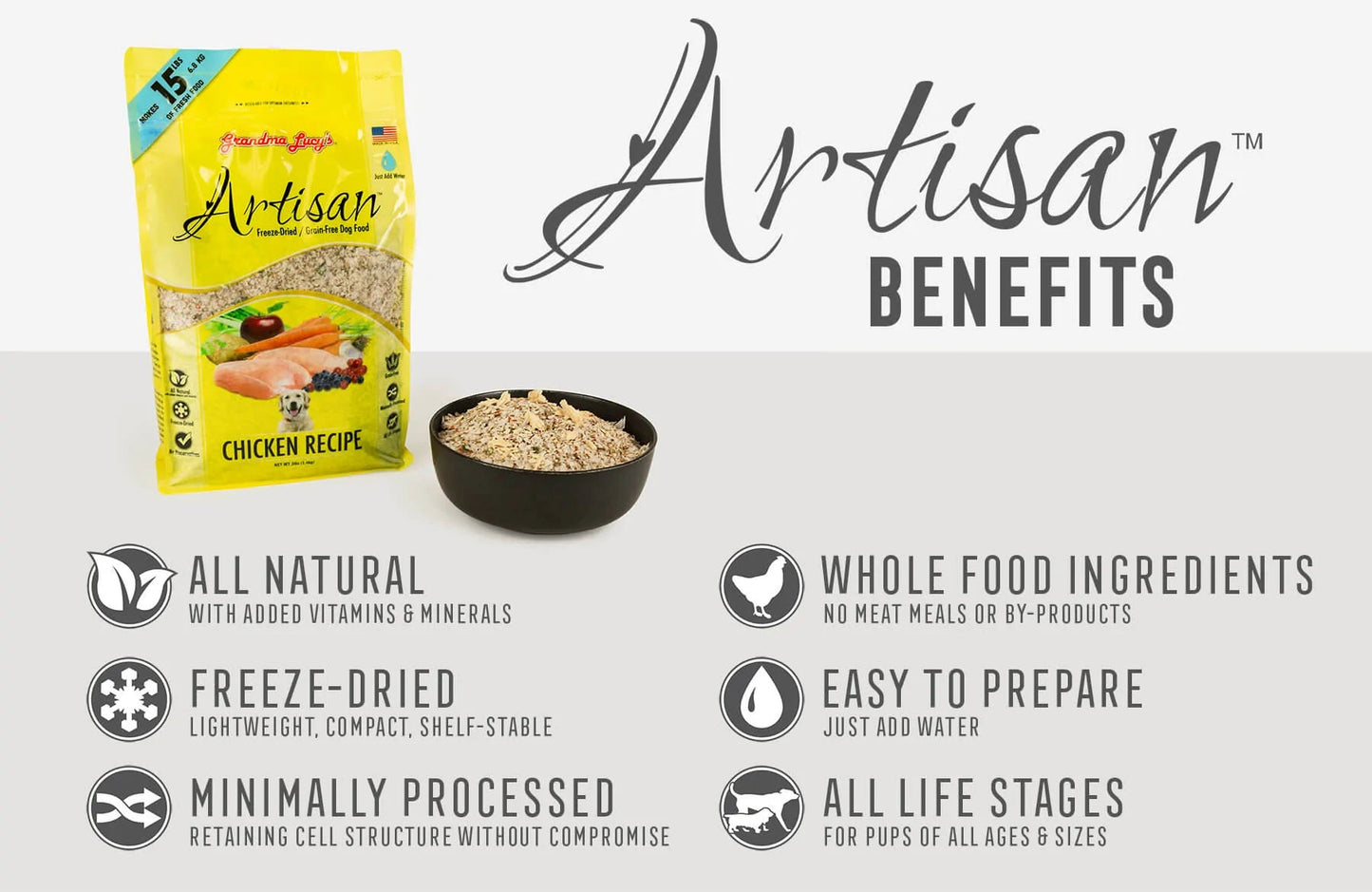 Grandma Lucy's Artisan Chicken Dry Dog Food