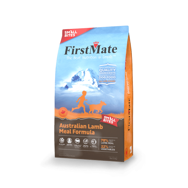 FirstMate Grain Free Limited Ingredient Diet Australian Lamb Meal Formula Small Bites Dry Dog Food