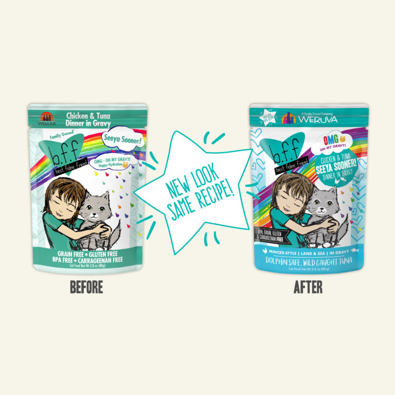 Weruva OMG Pouch Seeya Sooner! Chicken & Tuna Cat Food