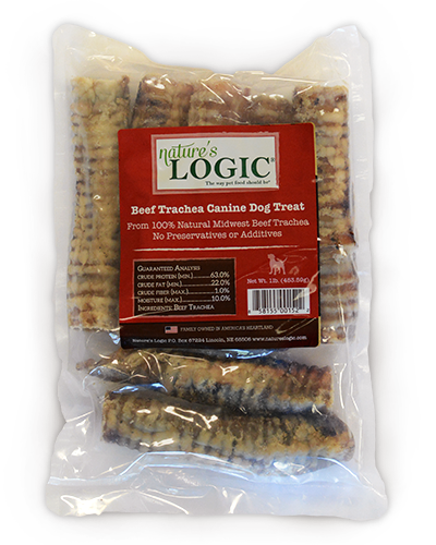 Nature's Logic Beef Trachea Canine Treat