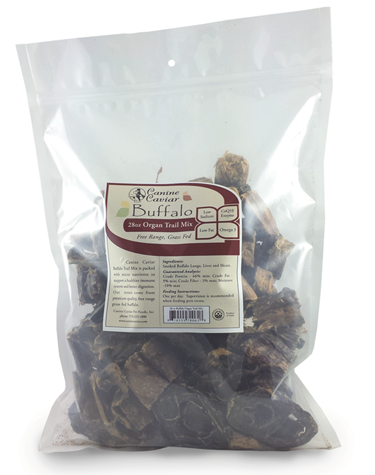 Canine Caviar Water Buffalo Organ Trail Mix for Dogs