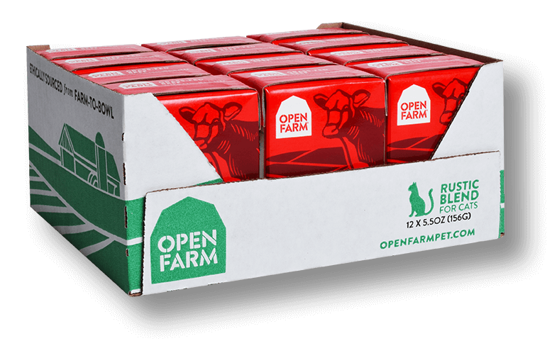OPEN FARM Grain-Free Grass-Fed Beef Rustic Blend for Cats