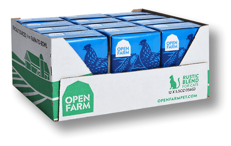 OPEN FARM Grain-Free Chicken & Salmon Rustic Blend for Cats