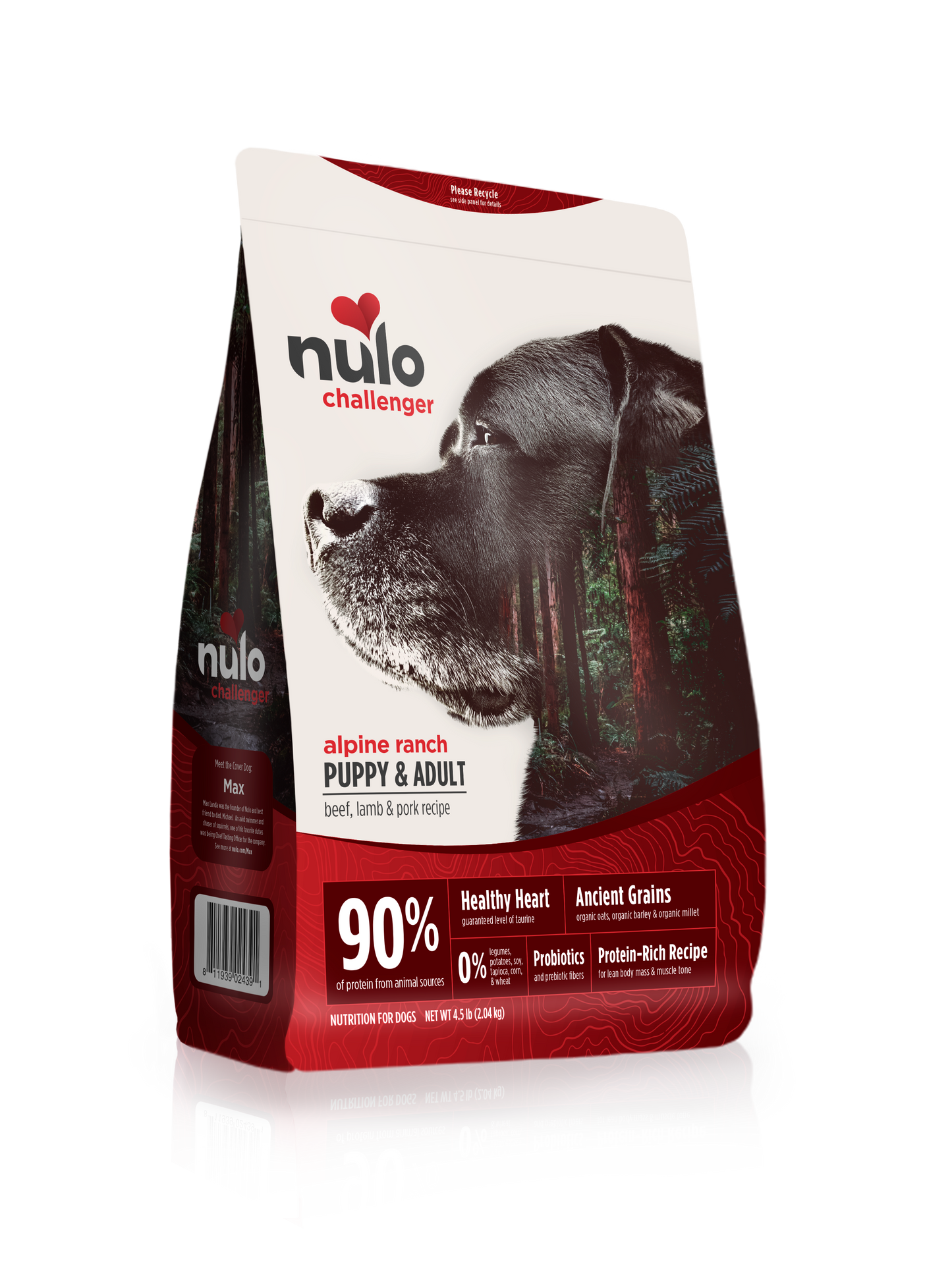 Nulo Challenger Alpine Ranch Puppy & Adult Beef, Lamb, and Pork Dry Dog Food