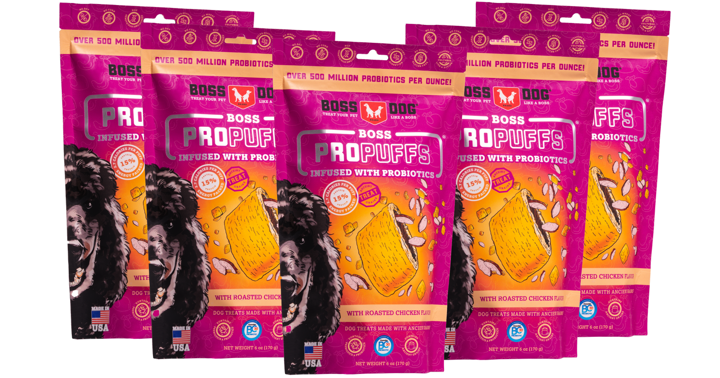 Boss Dog Propuffs Treat for Dogs Roasted Chicken Flavor