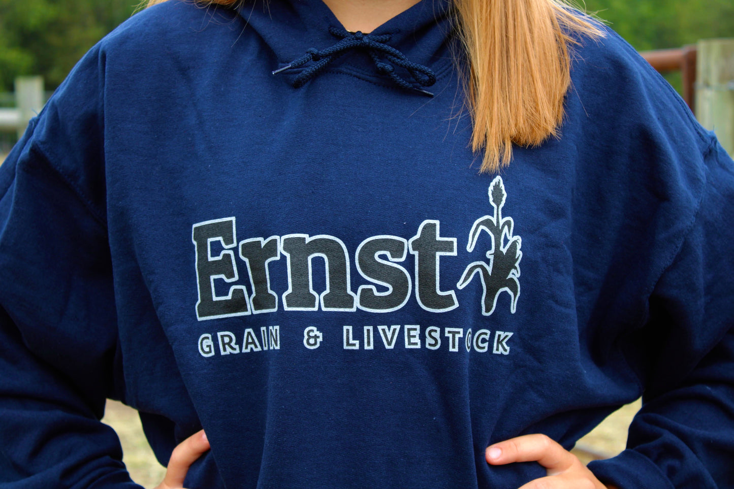 Navy EG& L Hoodie