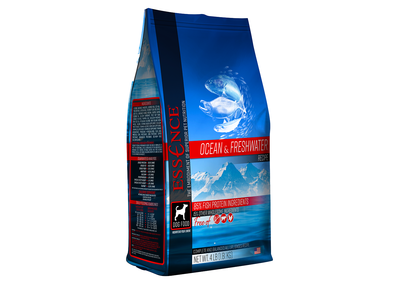 Essence dog food top
