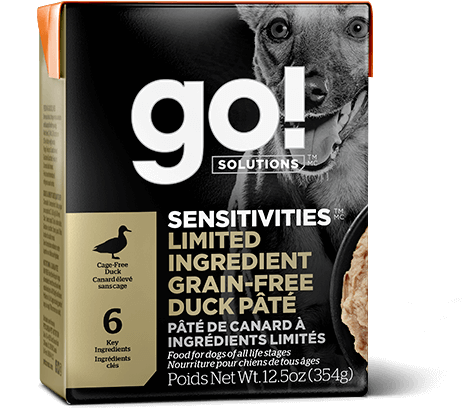 Go! Sensitivities Limited Ingredient Grain Free Duck Pate for Dogs