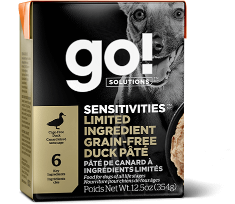 Go! Sensitivities Limited Ingredient Grain Free Duck Pate for Dogs    