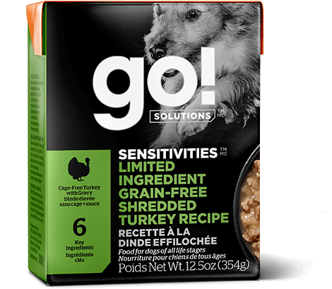 Go! Sensitivities Limited Ingredient Grain Free Shredded Turkey Recipe for Dogs