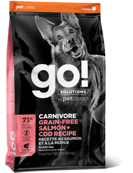 Go! Carnivore Salmon and Cod Grain Free Recipe for Dogs