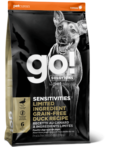 Go! Sensitivities Limited Ingredient Grain Free Duck recipe for dogs