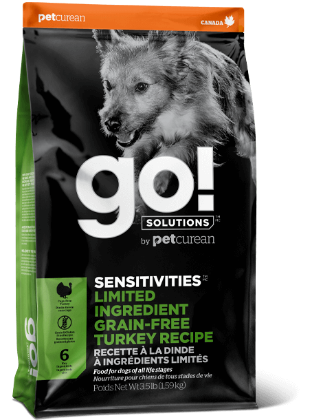 Go! Sensitivities Limited Ingredient Grain Free Turkey Recipe for Dogs