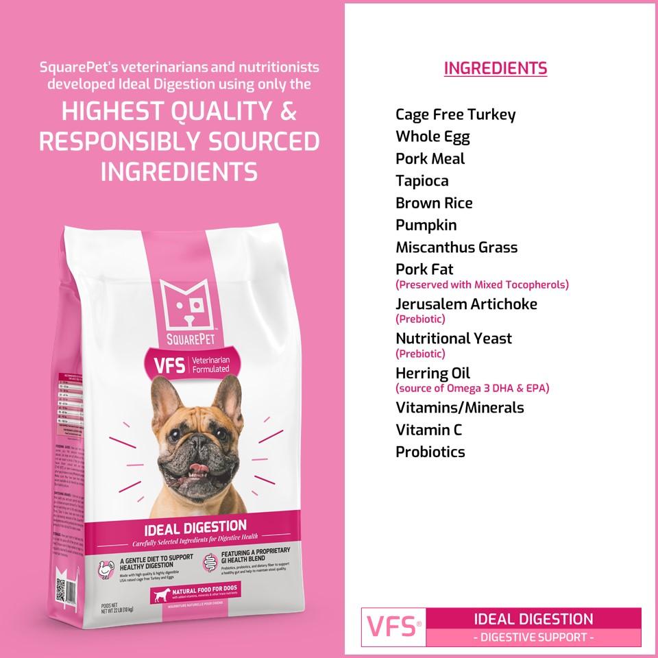 SquarePet VFS Canine Ideal Digestion Formula Dry Dog Food