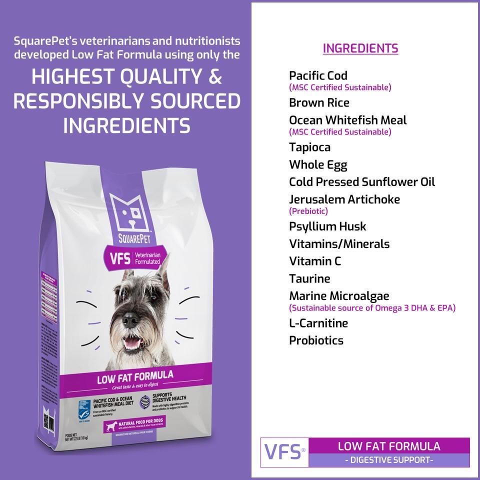 SquarePet VFS Canine Low Fat Formula Dry Dog Food