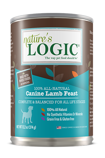 Nature's Logic Lamb Feast Canned Food for Dogs