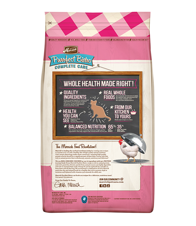 Merrick Purrfect Bistro Complete Care Sensitive Stomach Recipe Dry Cat Food
