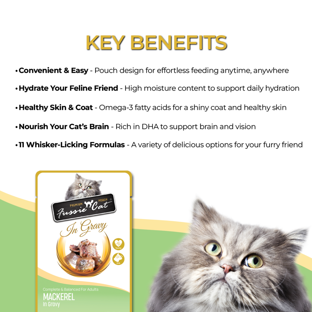 Fussie Cat Mackerel in Gravy Wet Cat Food