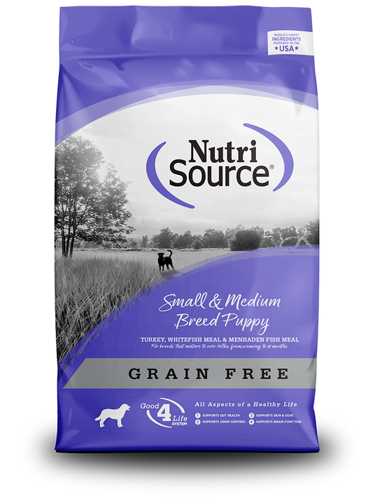 Nutrisource Grain Free Small and Medium Breed Puppy Formula