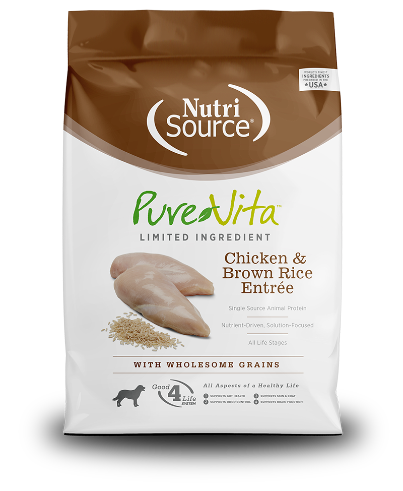 PureVita Chicken and Brown Rice Dry Dog Food