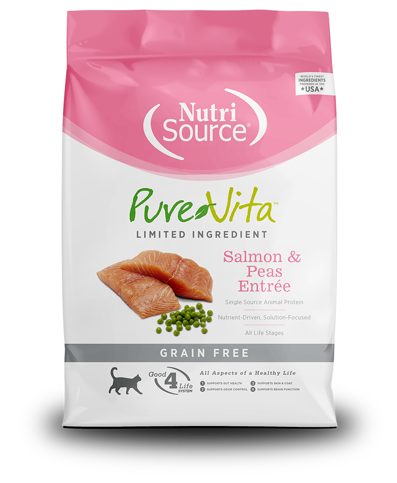 PureVita Grain Free Salmon & Peas Dry Cat Food