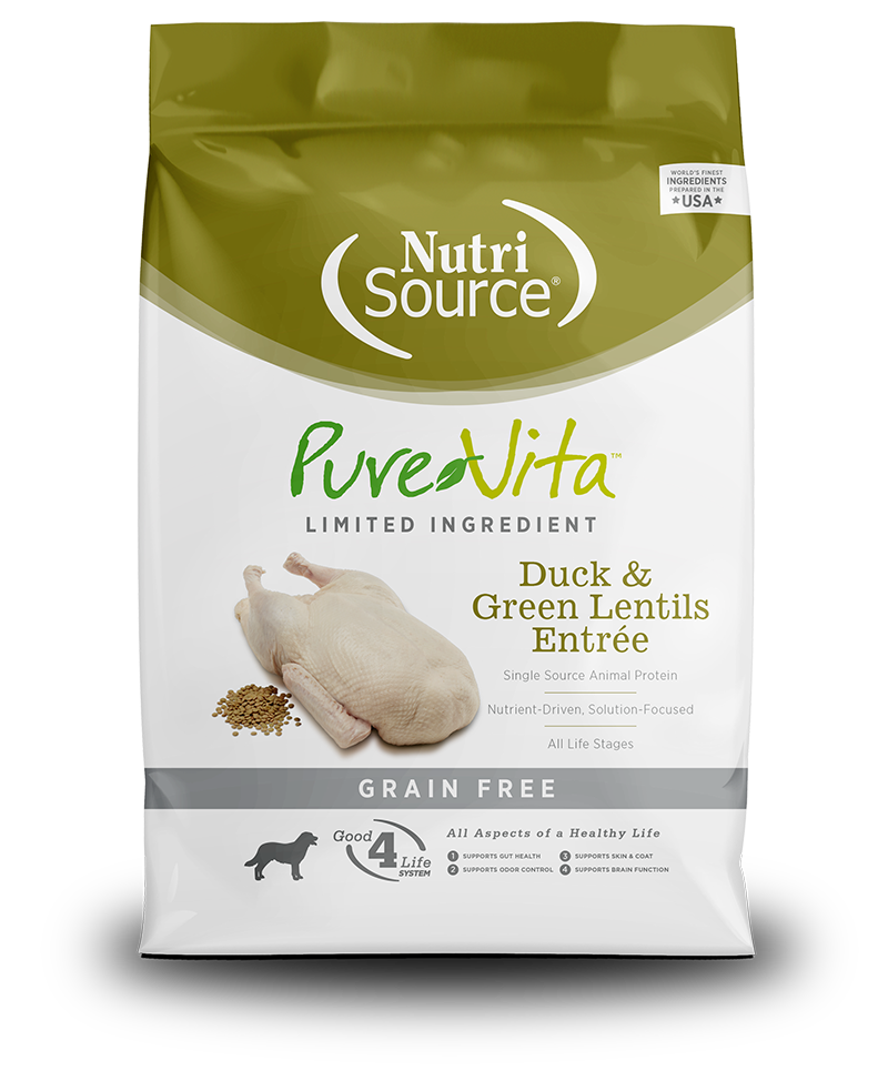 PureVita Grain Free Duck & Green Lentils Dry Dog Food