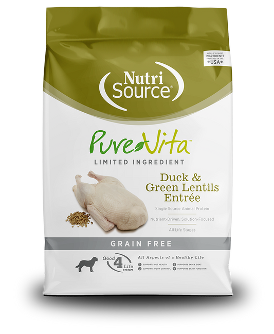 PureVita Grain Free Duck & Green Lentils Dry Dog Food