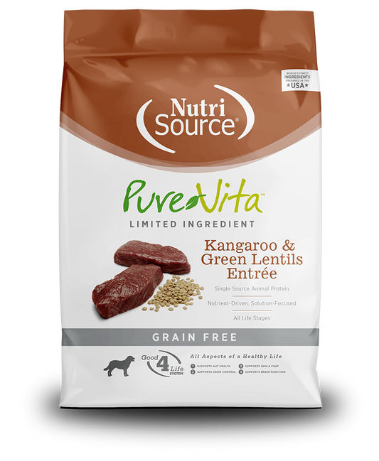 PureVita Grain Free Kangaroo and Green Lentils Dry Dog Food