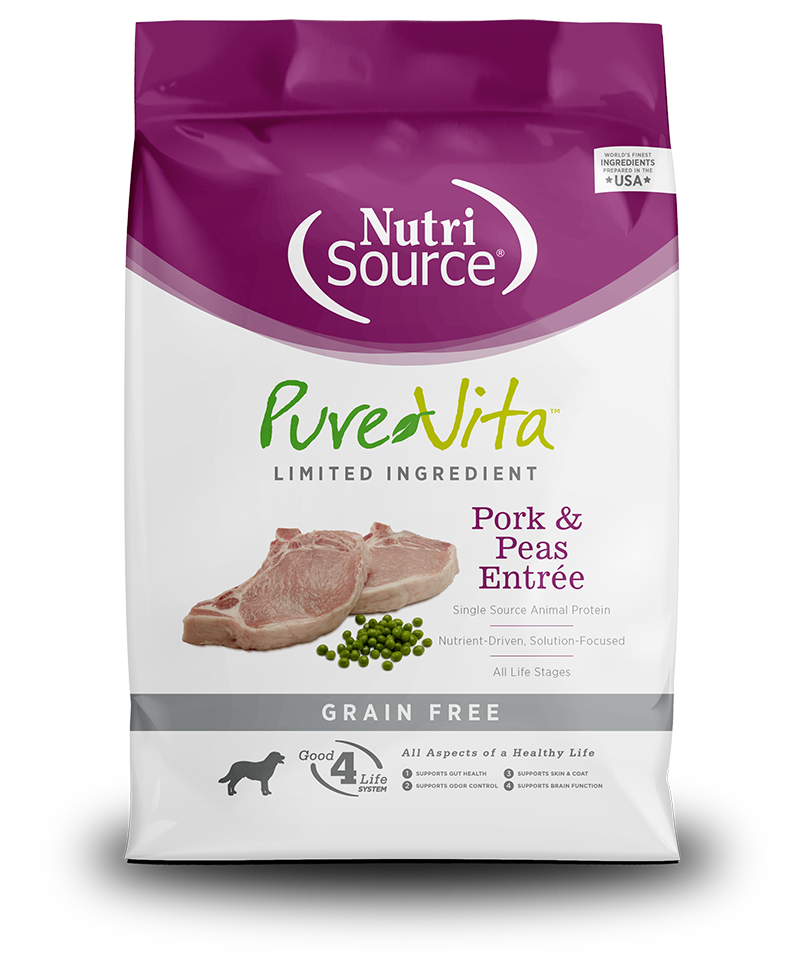 PureVita Grain Free Pork & Peas Dry Dog Food