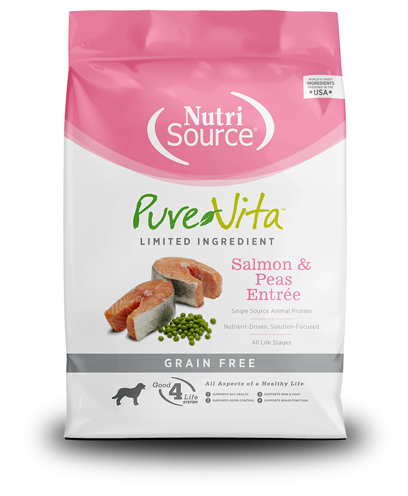 PureVita Grain Free Salmon and Peas Dry Dog Food