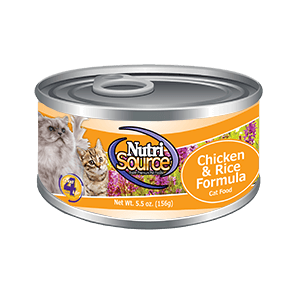 Nutrisource Chicken and Rice Canned Cat Formula