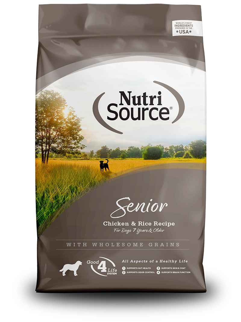 Nutrisource Senior Chicken & Rice Formula