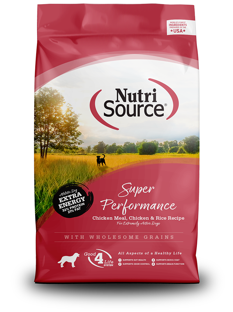 Nutrisource Super Performance Chicken & Rice Formula Dry Dog Food