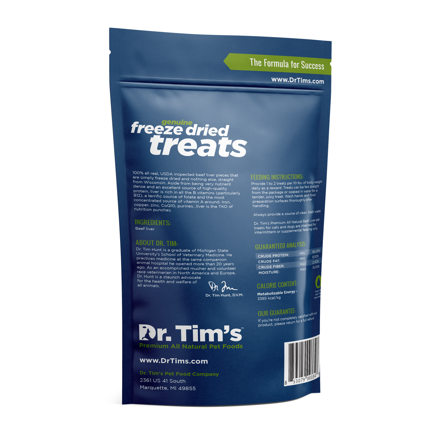 Dr. Tim's Natural Beef Liver for Cats & Dogs