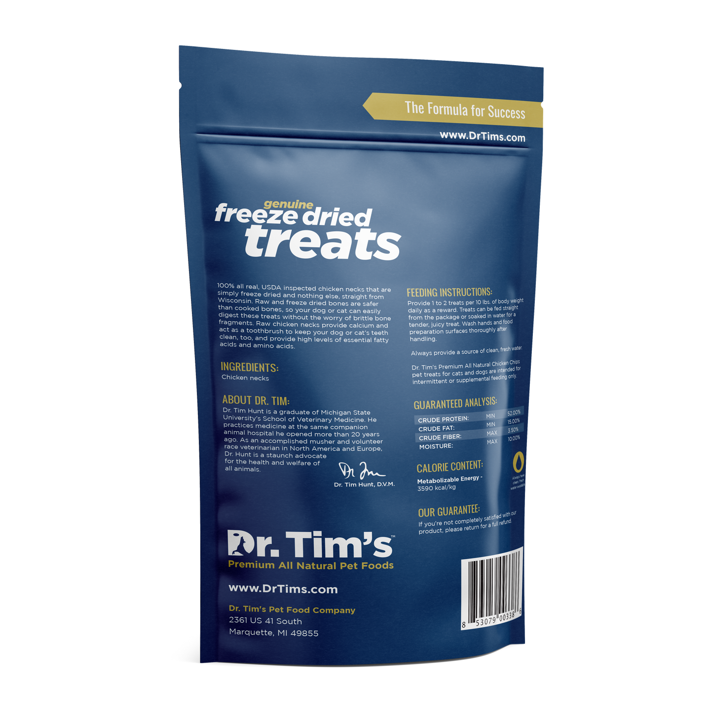 Dr. Tim's Natural Chicken Chips for Cats & Dogs
