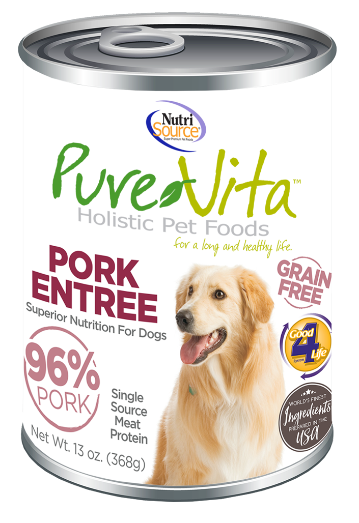PureVita Grain Free Pork Entrée Wet Dog Food